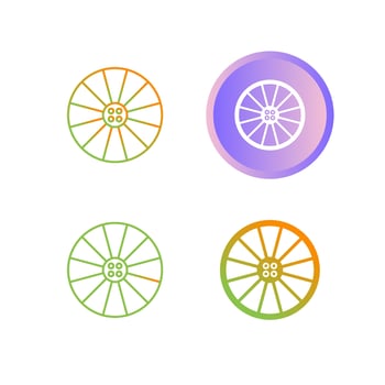 Wheel Vector Icon