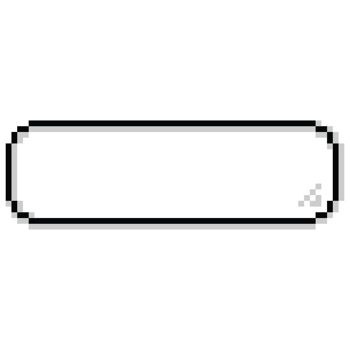 Pixel art cartoon speech balloon png