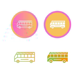 School Bus Vector Icon