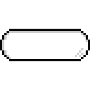 Pixel art cartoon speech balloon png