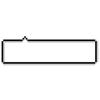 Pixel art cartoon speech balloon png