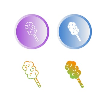 Cotton Candy Vector Icon