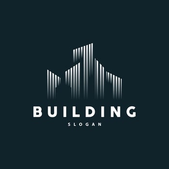 Building Real Estate Apartment Construction Logo, Elegant Premium Rustic Monogram Vector Design