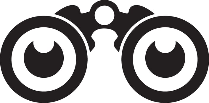 Binoculars icon vector illustration