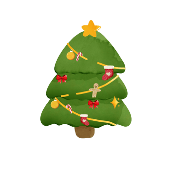 Christmas tree decorations png