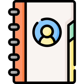 contact book icon design png
