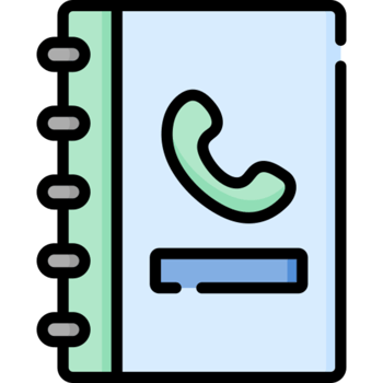 Phone book icon design png
