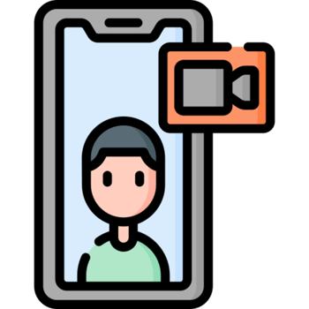 Video call icon design png