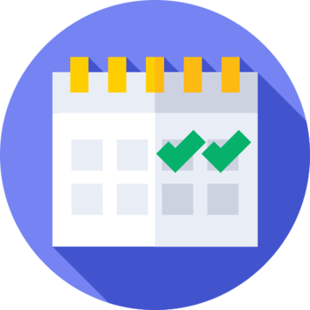 Schedule icon design png
