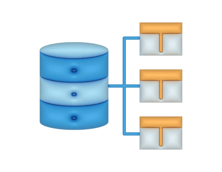 Blue Database Server Data Tables png