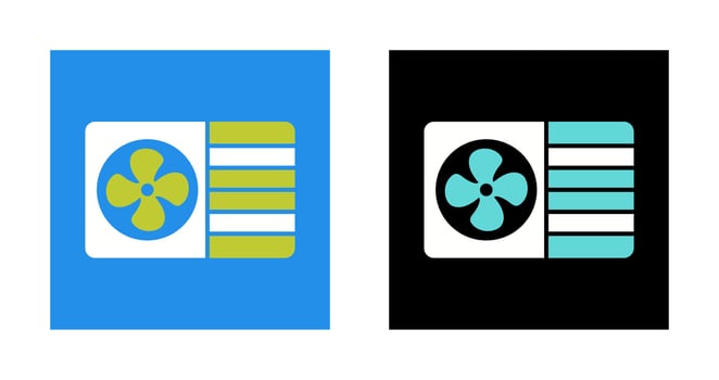 AC Window Unit Vector Icon