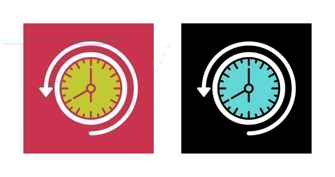Past Time Vector Icon