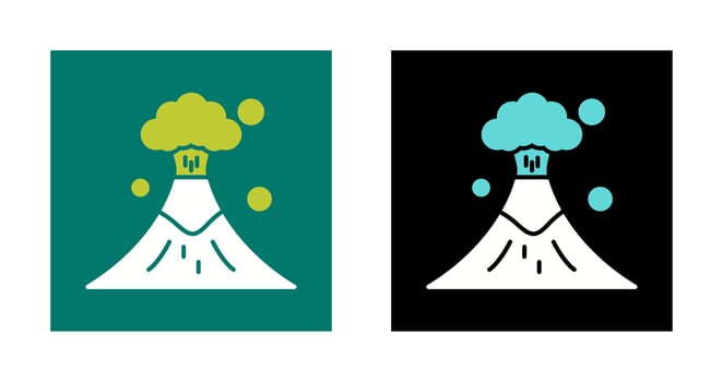 Volcano Vector Icon