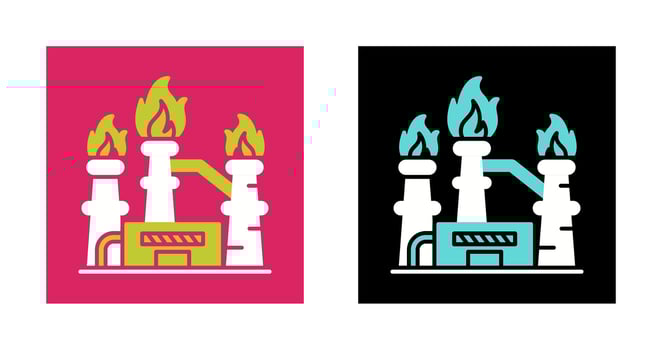Natural Gas Vector Icon