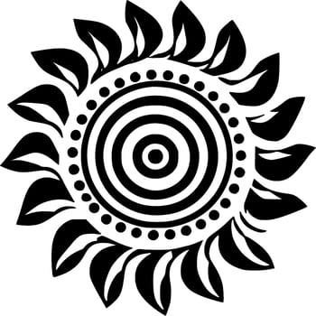 Boho - High Quality Vector Logo - Vector illustration ideal for T-shirt graphic