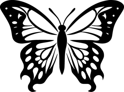 Butterfly - Minimalist and Flat Logo - Vector illustration