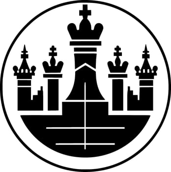 Chess - High Quality Vector Logo - Vector illustration ideal for T-shirt graphic