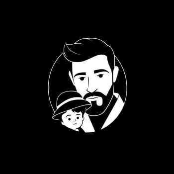 Father - High Quality Vector Logo - Vector illustration ideal for T-shirt graphic