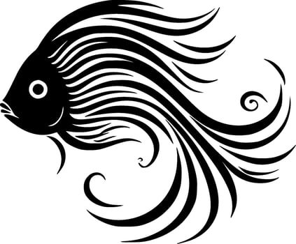 Fish - High Quality Vector Logo - Vector illustration ideal for T-shirt graphic