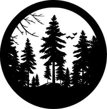 Forest - High Quality Vector Logo - Vector illustration ideal for T-shirt graphic