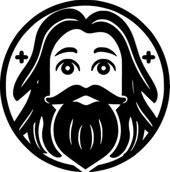 Hippie - High Quality Vector Logo - Vector illustration ideal for T-shirt graphic