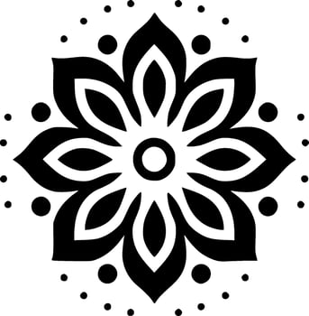 Mandala - High Quality Vector Logo - Vector illustration ideal for T-shirt graphic