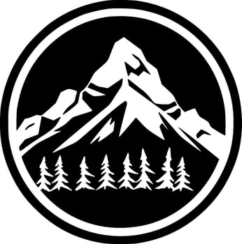 Mountains - High Quality Vector Logo - Vector illustration ideal for T-shirt graphic