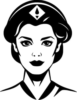 Nurse - High Quality Vector Logo - Vector illustration ideal for T-shirt graphic
