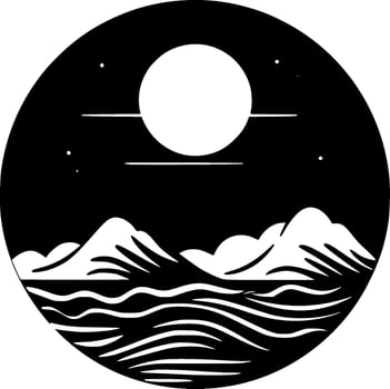 Ocean - High Quality Vector Logo - Vector illustration ideal for T-shirt graphic