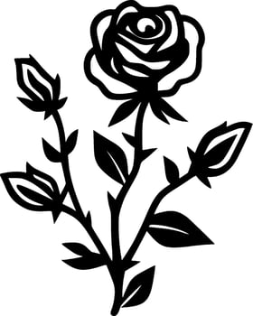 Roses - High Quality Vector Logo - Vector illustration ideal for T-shirt graphic