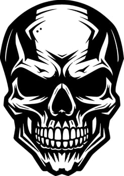 Skull - High Quality Vector Logo - Vector illustration ideal for T-shirt graphic