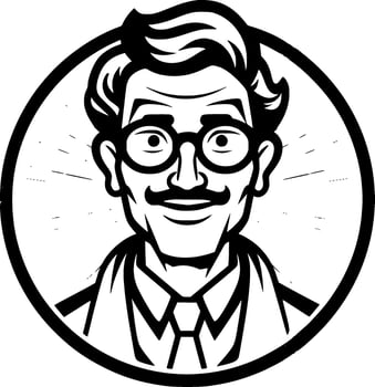 Teacher - High Quality Vector Logo - Vector illustration ideal for T-shirt graphic