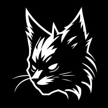 Wildcat - Minimalist and Flat Logo - Vector illustration