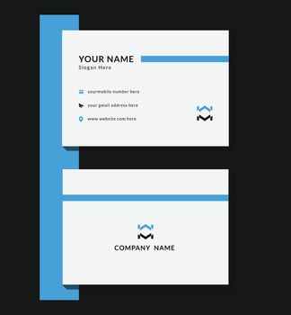 Modern business card template vector