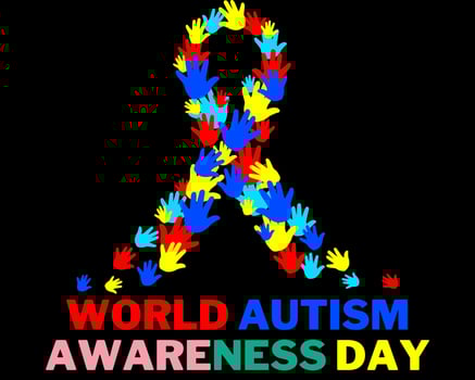 World Autism Awareness Day illustration vector