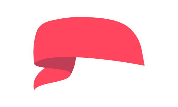 ribbon banner red fluttering for decorating a cute text frame png