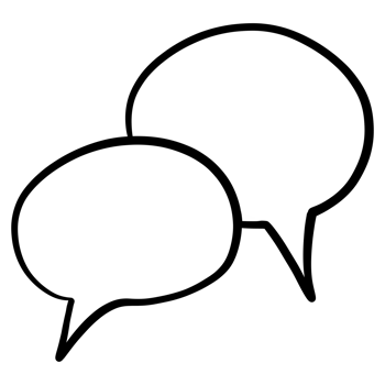 Speech bubble element design for digital media, websites, templates. png