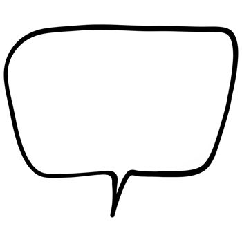 Speech bubble element design for digital media, websites, templates. png