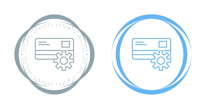 Payment Setting Vector Icon