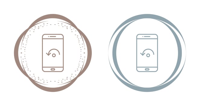 Restart Phone Vector Icon