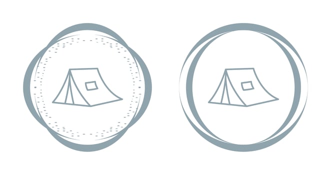 Tent Vector Icon