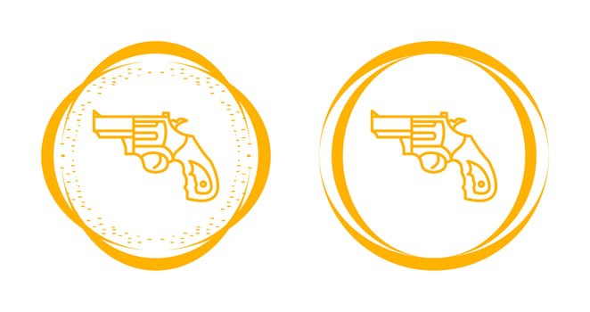 Revolver Vector Icon
