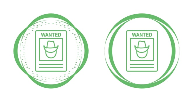 Wanted Poster Vector Icon