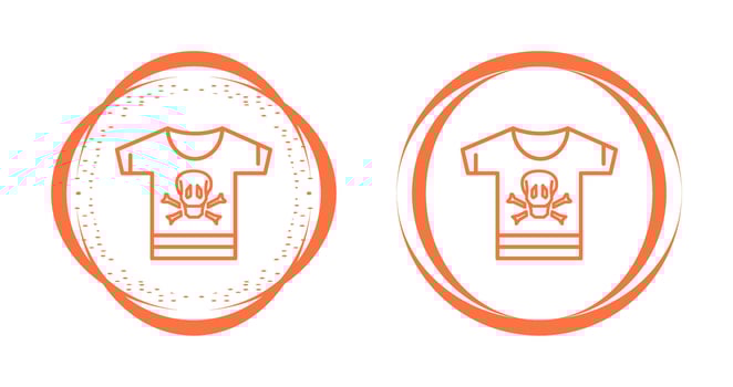 Pirate Shirt Vector Icon