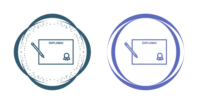 Diploma Vector Icon
