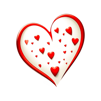 Heart For Lovers Generative Ai png