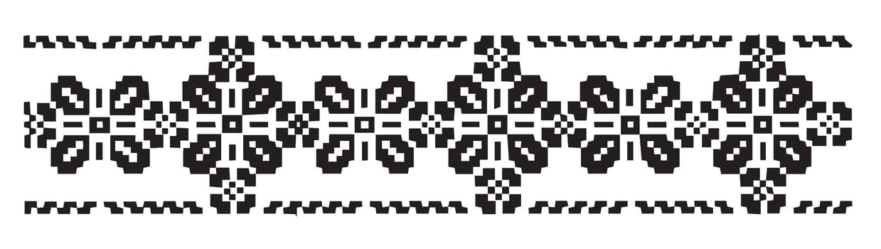Small Dots and Squares Vector pattern illustration in black and whitea