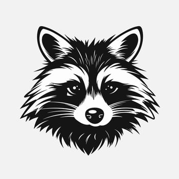 Raccoon Vector Cute Raccoon Cartoon Symbol