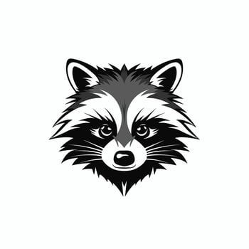 Raccoon Vector Cute Raccoon Cartoon Symbol