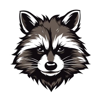 Raccoon Vector Cute Raccoon Cartoon Symbol